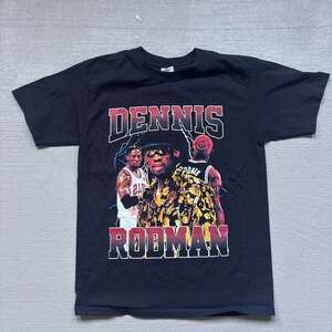 Vintage Style Dennis Rodman Graphic Heavyweight T-Shirt